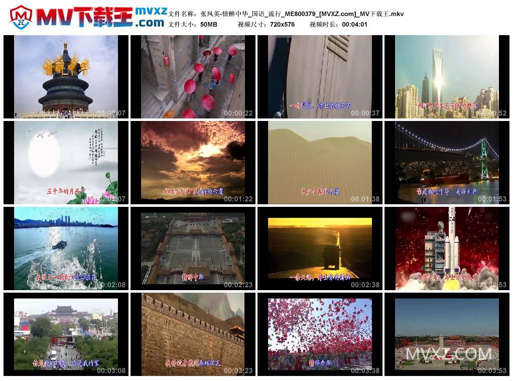 张凤英-情醉中华_国语_流行_ME800379